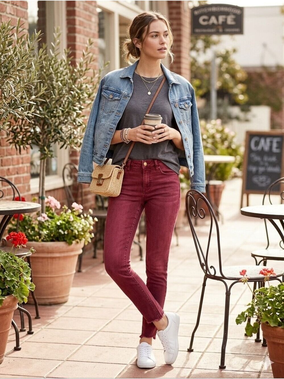 American Eagle Super Super Stretch Red Wash Skinny Raw Hem Jeans Size 0 Regular